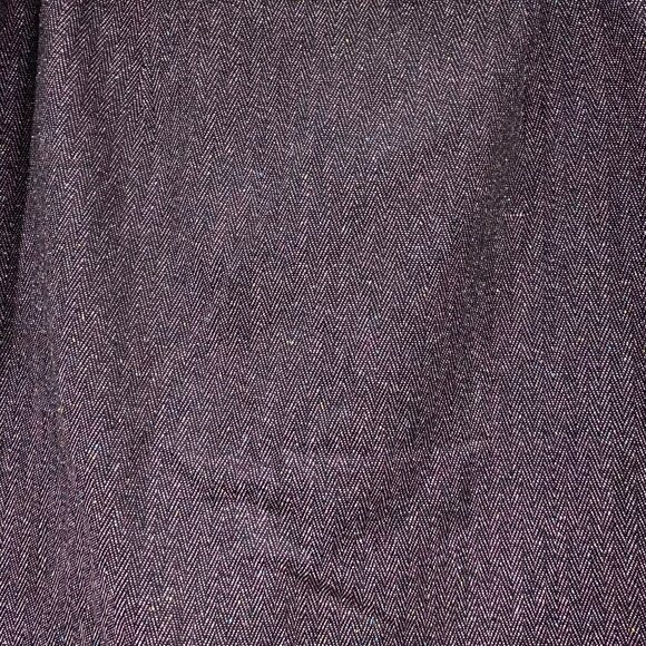Sag Harbor Womens Plus Size 20W Herringbone Tweed Skirt Purple Black - Picture 5 of 5